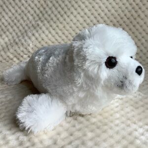 Wild Republic Plush White Harp Seal Stuffed Animal Baby Seal Pup Toy